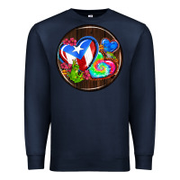 Navy puerto rico coasters Premium Sweatshirt - AdoDesignShop