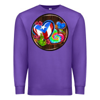 Purple puerto rico coasters Premium Sweatshirt - AdoDesignShop