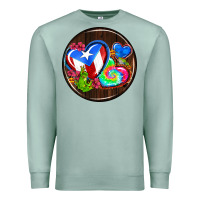 Seafoam puerto rico coasters Premium Sweatshirt - AdoDesignShop