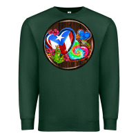 Sports Green puerto rico coasters Premium Sweatshirt - AdoDesignShop