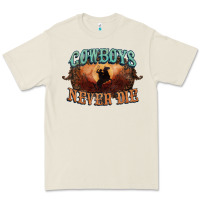 Bone Cowboys never die Premium Tee - HowdyJamesFarm