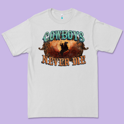 Cowboys Never Die Premium Tee Designed By Howdyjamesfarm
