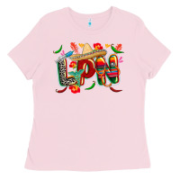Bubblegum Pink cinco de mayo lpn Ladies Tee - CowGirlArtShop