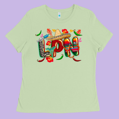 Cinco De Mayo Lpn Ladies Tee Designed By Cowgirlartshop
