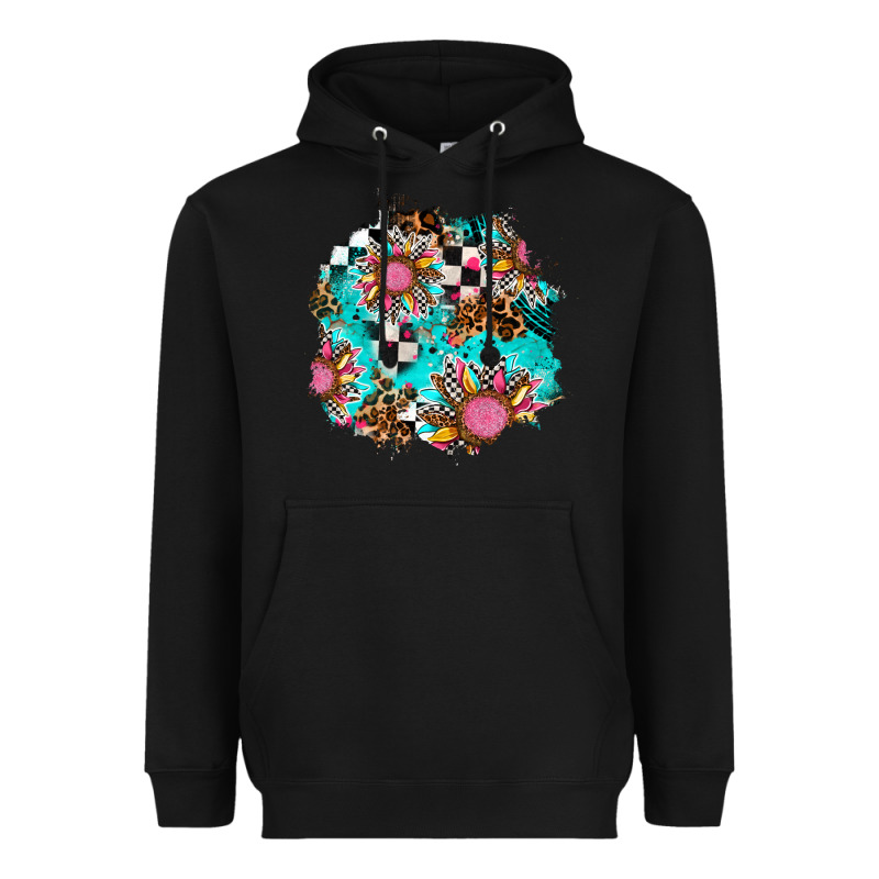 Race Sunflower Patches Heavyweight Hoodie by AdoDesignShop | Teevron