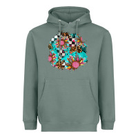 Sage race sunflower patches Heavyweight Hoodie - AdoDesignShop