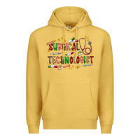 Antique Gold Surgical Technologist Premium Hoodie - CowhideDigitalArt
