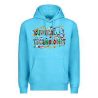 Ocean Blue Surgical Technologist Premium Hoodie - CowhideDigitalArt
