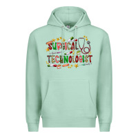 Seafoam Surgical Technologist Premium Hoodie - CowhideDigitalArt
