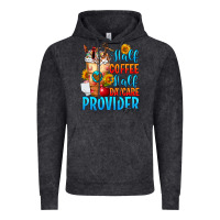 Vintage Black Half coffee half daycare provider Vintage Hoodie - FaDigitalArtStudio