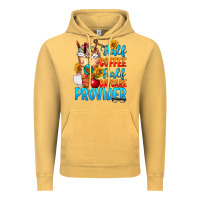 Vintage Mustard Half coffee half daycare provider Vintage Hoodie - FaDigitalArtStudio