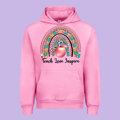 Teach Love Inspire Urban Hoodie Designed By Jahusdesignshop