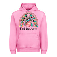 Fuchsia Pink teach love inspire Urban Hoodie - JahusDesignShop
