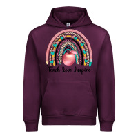 Mauve Wine teach love inspire Urban Hoodie - JahusDesignShop