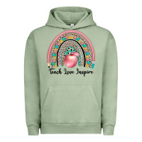 Pigment Oil Green teach love inspire Urban Hoodie - JahusDesignShop