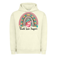 Pigment Pistachio teach love inspire Urban Hoodie - JahusDesignShop