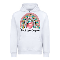 White teach love inspire Urban Hoodie - JahusDesignShop