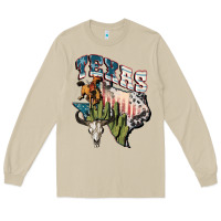 Mushroom Texas 4th of July Long Sleeve Tee - FaDigitalArtStudio