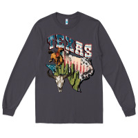 Smoke Texas 4th of July Long Sleeve Tee - FaDigitalArtStudio
