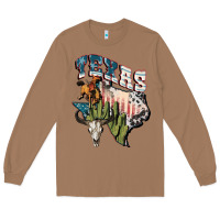 Toasted Coconut Texas 4th of July Long Sleeve Tee - FaDigitalArtStudio