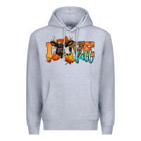 Heather Grey love fall holstein cow Premium Hoodie - Jasminsmagicworld