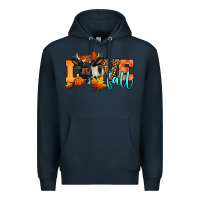 Navy love fall holstein cow Premium Hoodie - Jasminsmagicworld