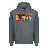 Rock love fall holstein cow Premium Hoodie - Jasminsmagicworld