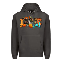 Smoke love fall holstein cow Premium Hoodie - Jasminsmagicworld