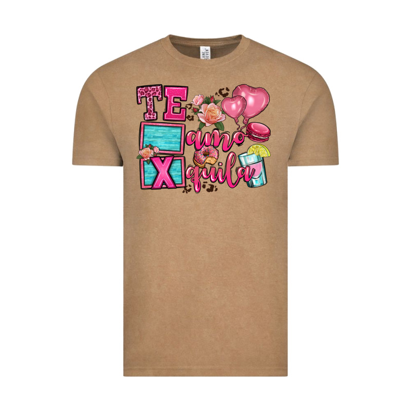 Te Amo Te Quila Vintage Tee by OliviaCreatesArt | Teevron
