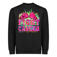 Black fight cancer Heavyweight Sweatshirt - BarkalooDesign