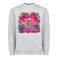 Heather Grey fight cancer Heavyweight Sweatshirt - BarkalooDesign