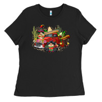 Black cinco de mayo truck Ladies Tee - CowGirlArtShop