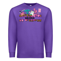 Purple nurse custom name Premium Sweatshirt - AdoDesignShop