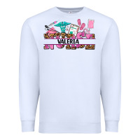 White nurse custom name Premium Sweatshirt - AdoDesignShop