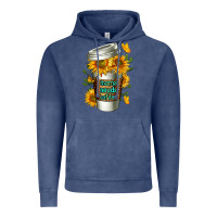 Vintage Denim Mama Needs Coffee Cup Vintage Hoodie - FaDigitalArtStudio