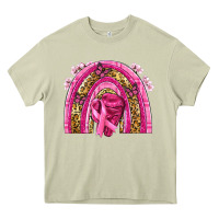Mossy breast cancer rainbow Heavy Core Tee - NancyCooperArtShop