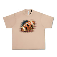 Burro American Football Flag Players Urban Heavy Tee - CowCowDesign