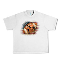 Lunar Rock American Football Flag Players Urban Heavy Tee - CowCowDesign