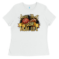 White livin that sports mom life Ladies Tee - CowGirlArtShop