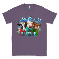 Lavender heifers its cold outside Classic Tee - CowGirlArtShop