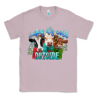 Lilac heifers its cold outside Classic Tee - CowGirlArtShop