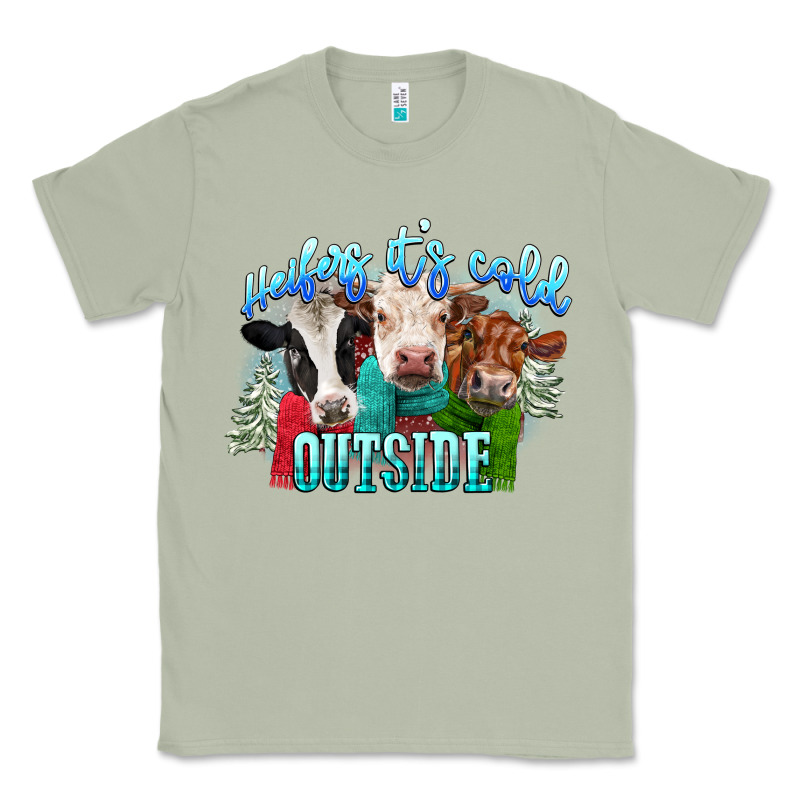 Heifers Its Cold Outside Classic Tee by CowGirlArtShop | Teevron