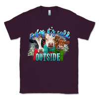 Plum heifers its cold outside Classic Tee - CowGirlArtShop