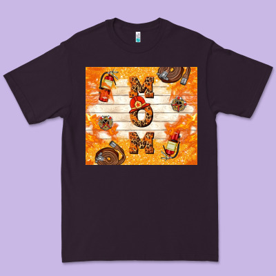 Fireman Mom Mother's Day Premium Tee Designed By Tumblerdesignbyshophia
