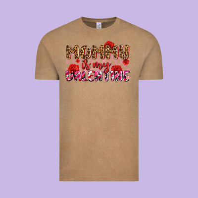 Mommy Is My Valentine Olıvıa Vintage Tee Designed By Oliviacreatesart