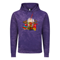 Cloud Purple teacher frappe coffee Vintage Hoodie - FaDigitalArtStudio
