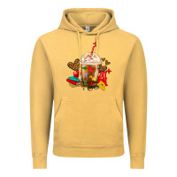 Vintage Mustard teacher frappe coffee Vintage Hoodie - FaDigitalArtStudio