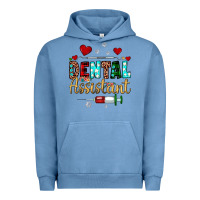 Pigment Pebble Blue Christmas dental assistant Urban Hoodie - JahusDesignShop