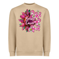 Mushroom breast cancer sunflower Heavyweight Sweatshirt - BarkalooDesign