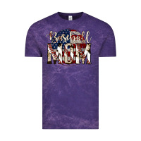Cloud Purple baseball mom Vintage Tee - Jasminsmagicworld
